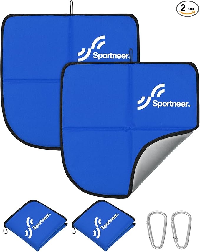 Sportneer Sitting Pad, Lightweight Waterproof Folding Seat Pad for Backpacking, 15.75'' x 15.75'' Portable Camping Seat Mat for Hiking, Picnics & Outdoor Use
