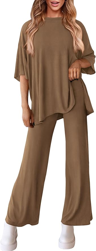 PRETTYGARDEN Two Piece Sets for Women Summer Fashion Lounge Matching Set 2026 Spring Travel Vacation Airport Outfits Clothing