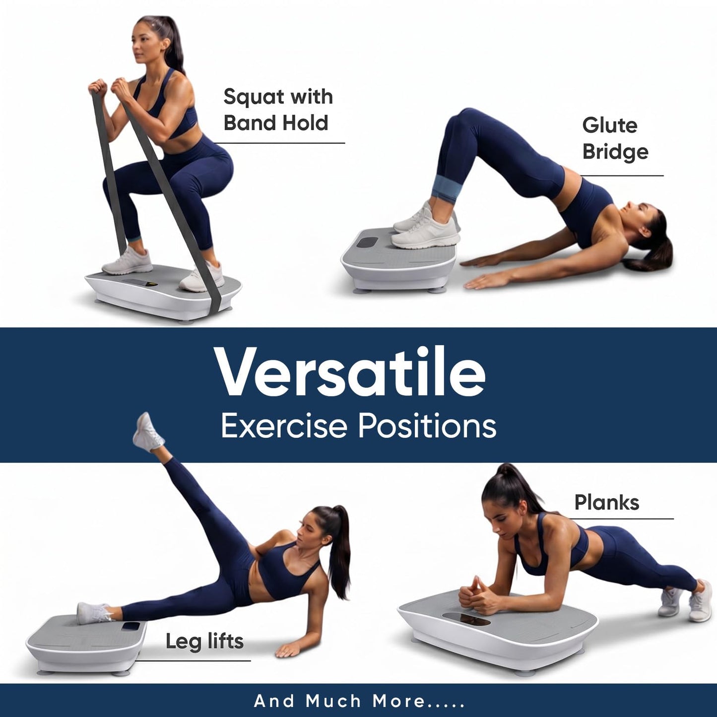 WeightWorld Vibration Plate Exercise Machine for Flexibility, Balance & Relaxation | Built-in Bluetooth, Auto & Manual Mode Vibration Plate Machine | Shake Board for Full-Body Home Workouts