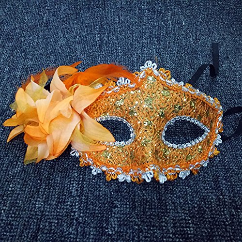Masquerade Mask for Women Venetian Masks Christmas Women Flower Half-face Masks Eye mask Cosplay Lace mask