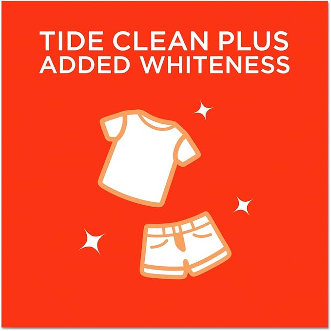 Tide Plus Bleach Powder Laundry Detergent, Original, ( 144 Ounce ., 80 Loads Each), 2 Count