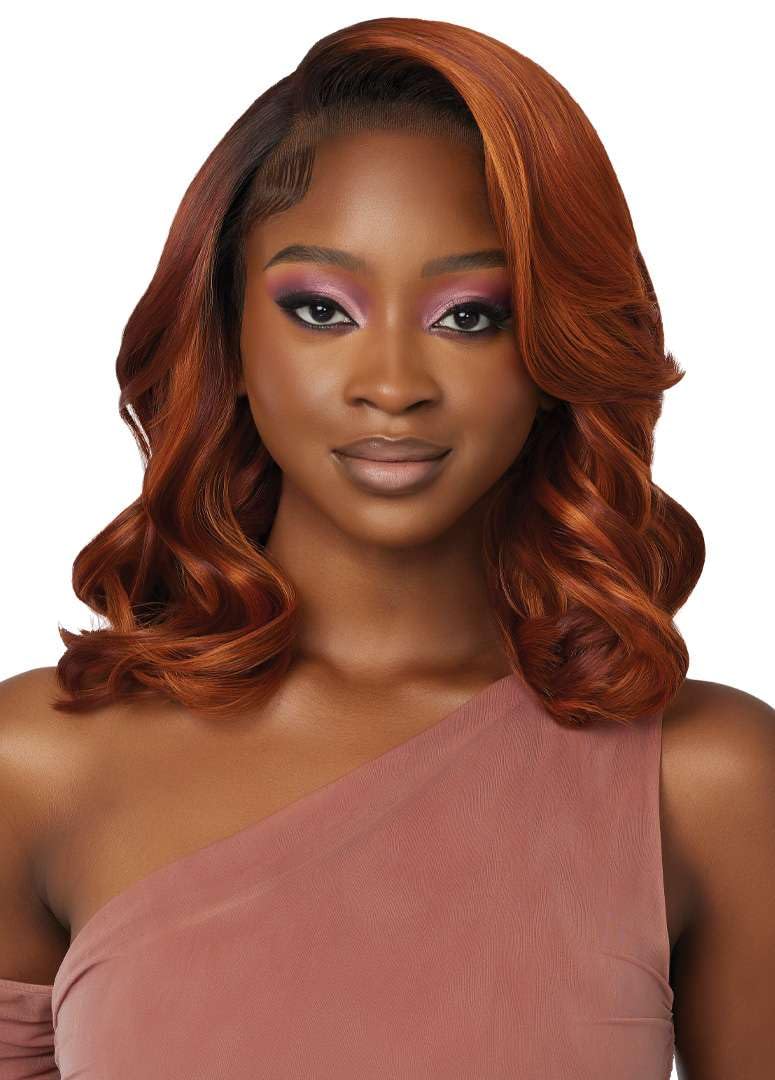 Outre Lace Front Wig - Perfect Hair Line 13X4 - Jeannie (JET BLACK 1)