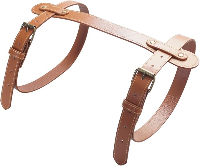 PU Leather Handle Outdoor Picnic Blanket Carry Strap Camping Travel Rug Carrier Blanket Motorcycle Tour Yoga Mat Luggage B...