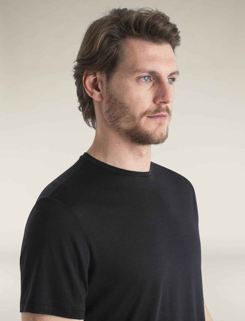Icebreaker Men’s 125 Cool-Lite Merino Blend Sphere III Short Sleeve T-Shirt - Black - Large