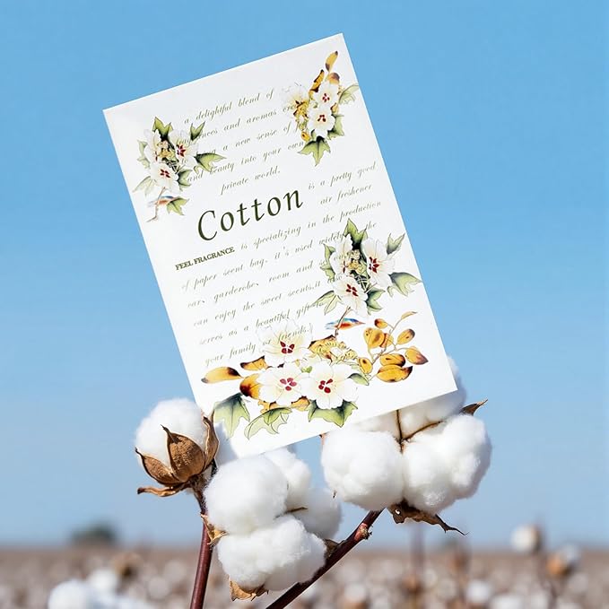Scented Sachets for Drawer and Closet, Lot of 12 Pieces Inside. (Cotton)