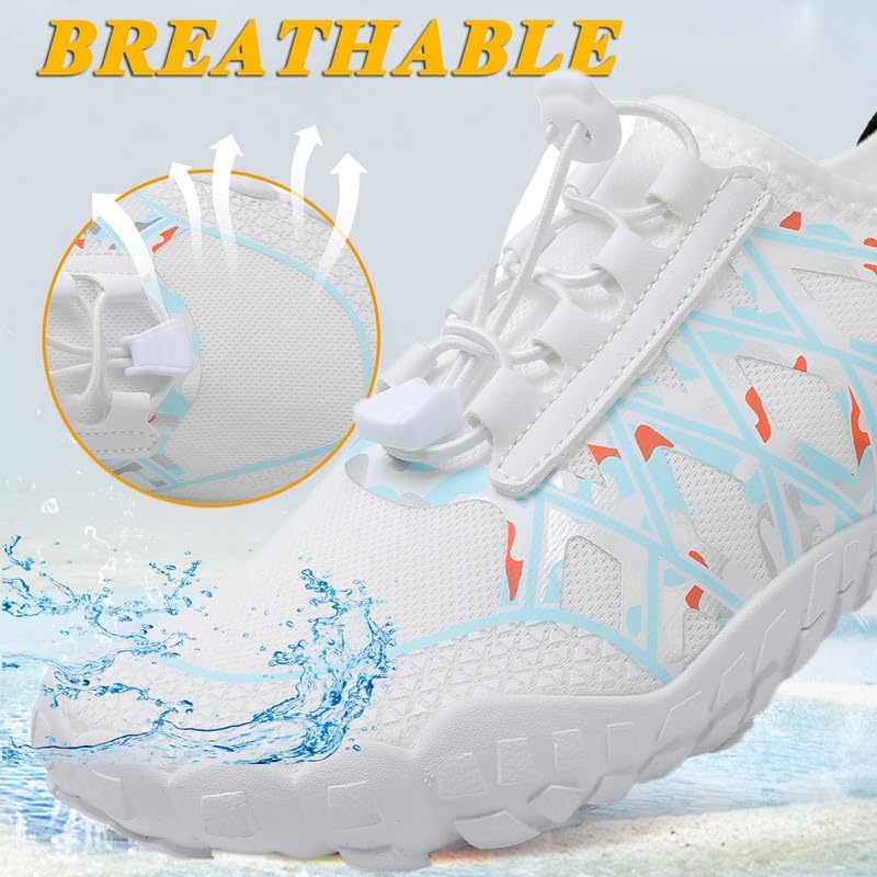 Water Shoes Men Women Barefoot Shoes Outdoor for Beach Aqua Swim Pool River Water Quick Dry Boating Fishing Diving Surfing...