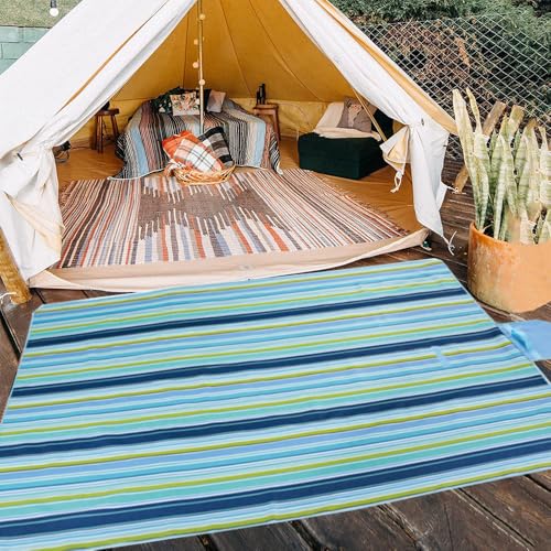 LRUUIDDE Extra Large 80"x 80" Beach Blanket, Outdoor Picnic Blankets, Waterproof Sandproof Portable Blankets, Foldable and...