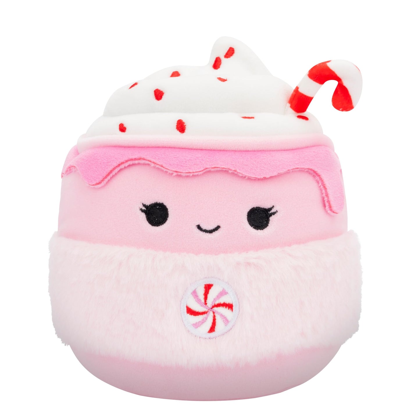 Squishmallows Original 5-Inch Holiday 4-Pack – Ethel Hot Chocolate, Floyd French Fries, Keiko Blue Christmas Tree, Ricardo Peppermint Bat – Official Jazwares Plush (Little)