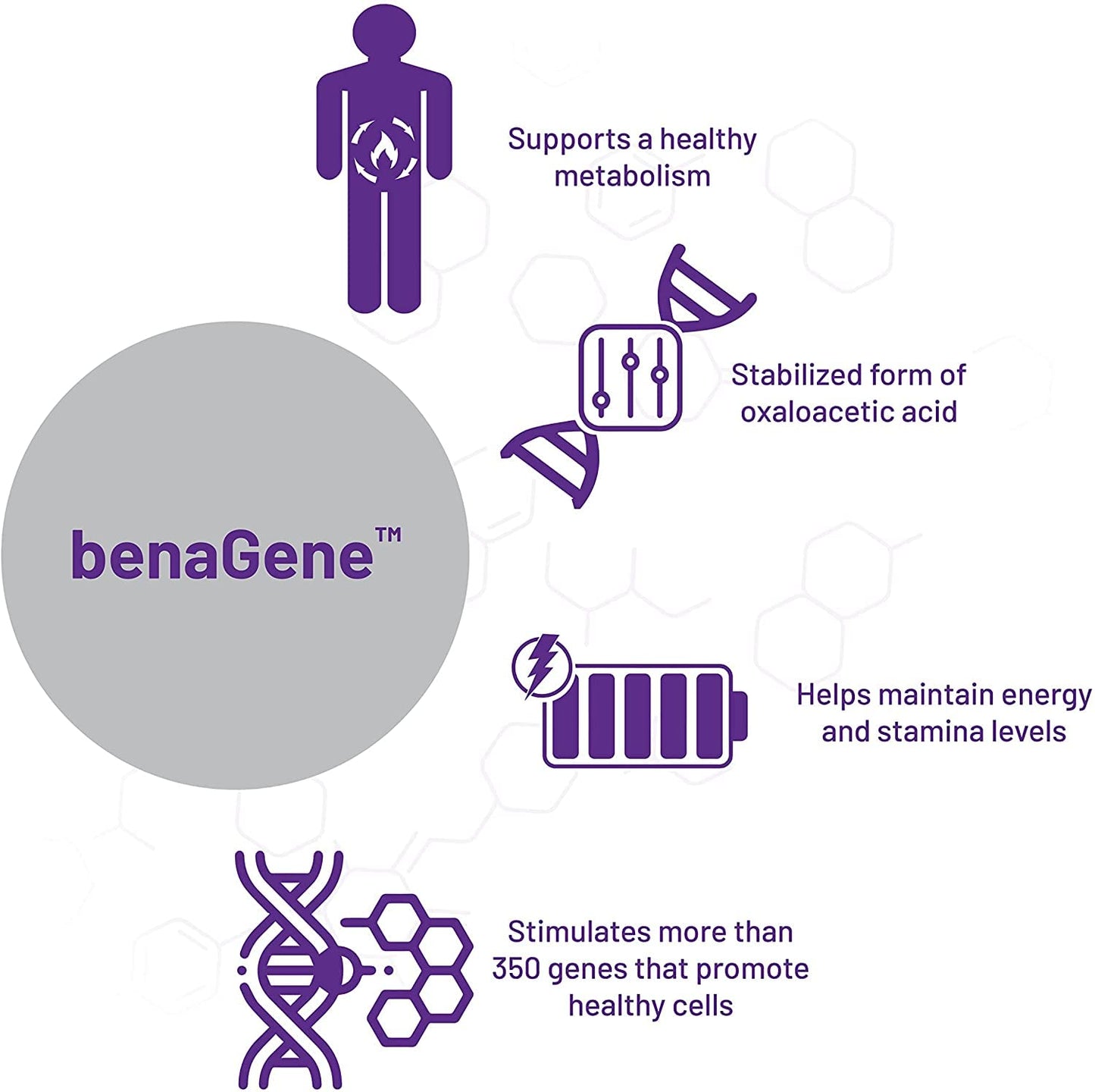 AOR, benaGene, Supports Healthy Aging, Energy and Longevity, Dietary Supplement, 30 servings (30 capsules)
