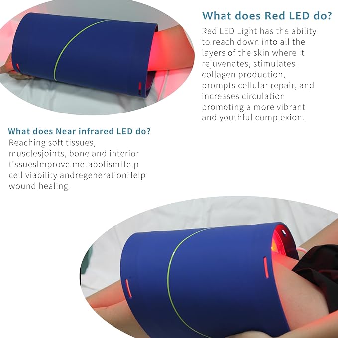 2 Modes Light Pad Skin Care Treatment Device,Facial Wrinkles for Anti Aging Pains Mode to Release and Improve the Muscle and Joint Pain