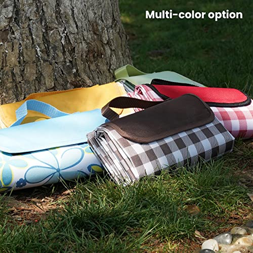 Simple&Opulence Picnic Outdoor Blanket, Waterproof Foldable Sand Picnic Mat, Picnic Blanket 57" x 65" for Beach Camping Hi...