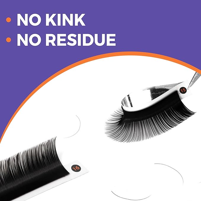 Eyesy Lash Cashmere Volume Eyelash Extensions Premium Individual Lashes - 0.05mm Thickness C Curl 11mm Single Length - Super Soft Matte Black Single Eyelash Easy to Fan for Professional Salon Use