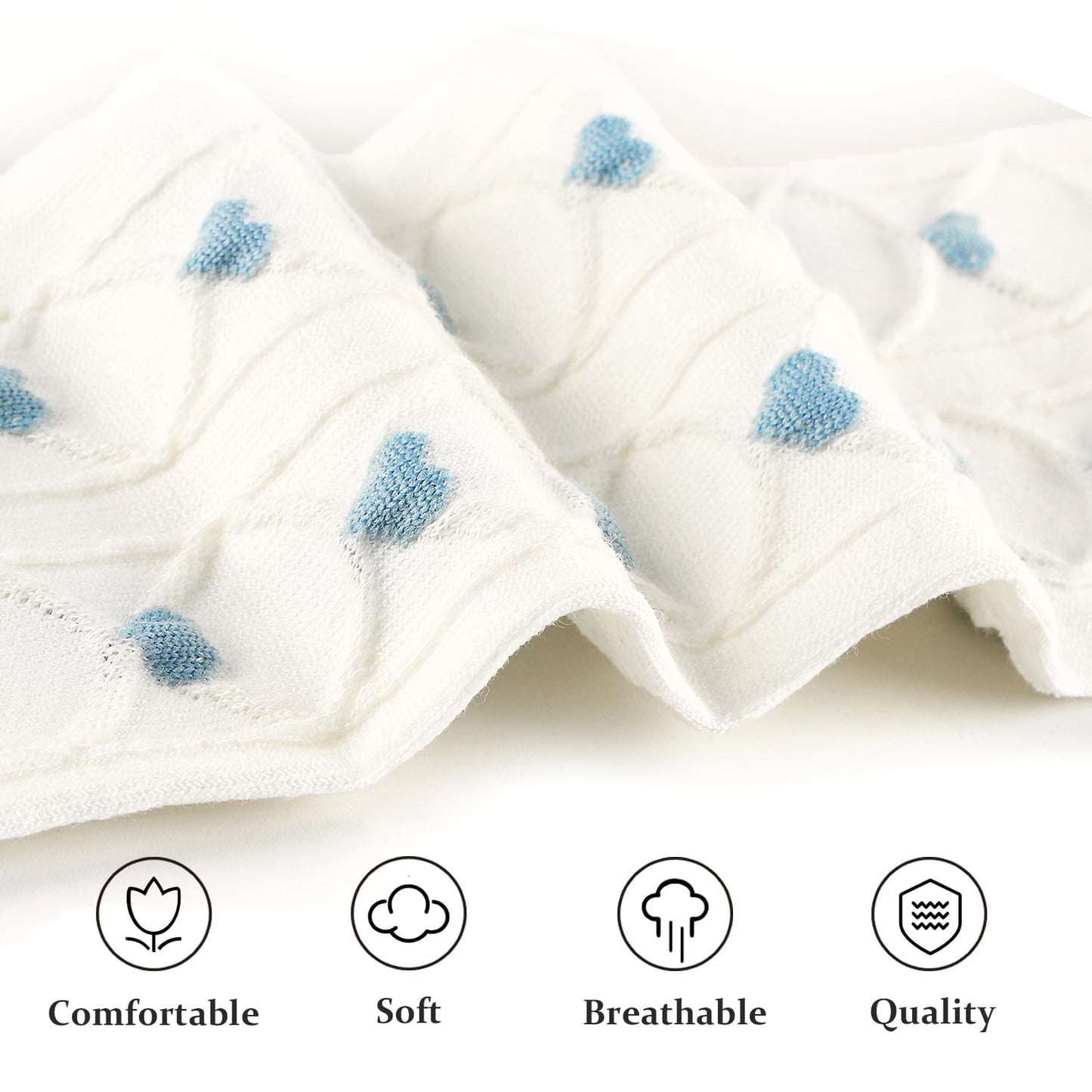 albagu Womens Crew Cute Socks Cotton Thin Breathable Casual Sock for Women Novelty Funny Flower Dress White Socks 5 Pack