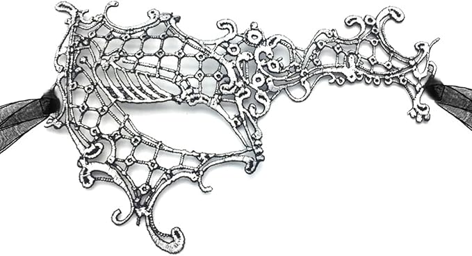 MYMENU Masquerade Mask for Women Venetian Halloween Lace Mask for Party Costume Cosplay Carnival Mardi Gras