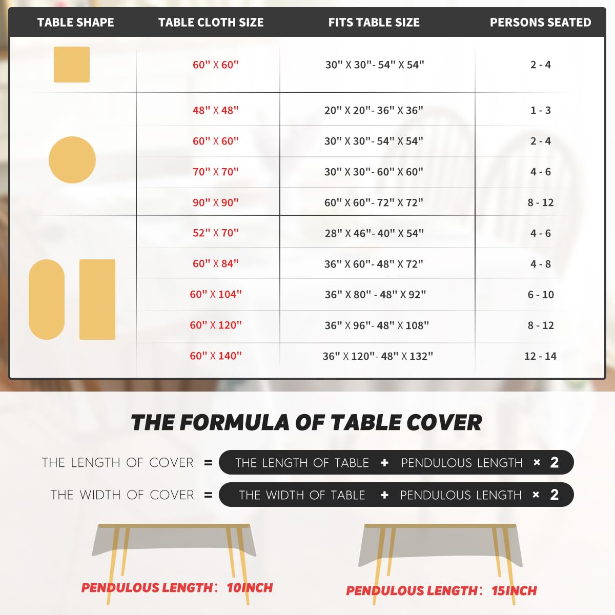 Horaldaily Rooster Rustic Country Tablecloth 70×70 Inch Round, Rooster Flax Washable Seasonal Table Cover for Party Picnic Dinner Decor
