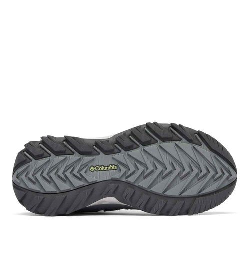 Columbia Womens Strata Trail Mid Waterproof, Titanium Grey Steel/Sage Leaf, 9