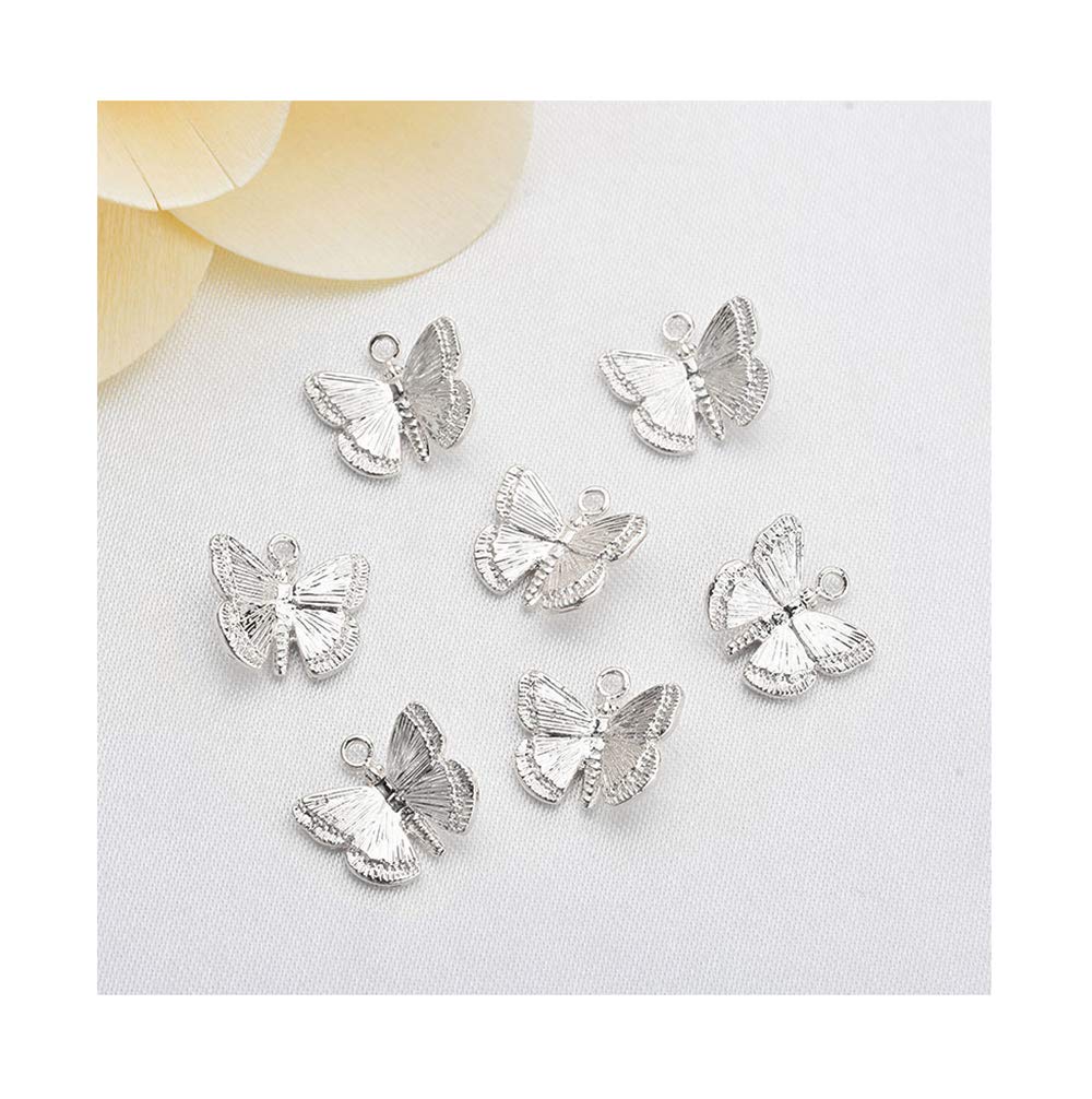 Baydurcan Butterfly Necklace Butterfly Pendant Chain Necklace with Message Card Gift Card (butterfly 2s)