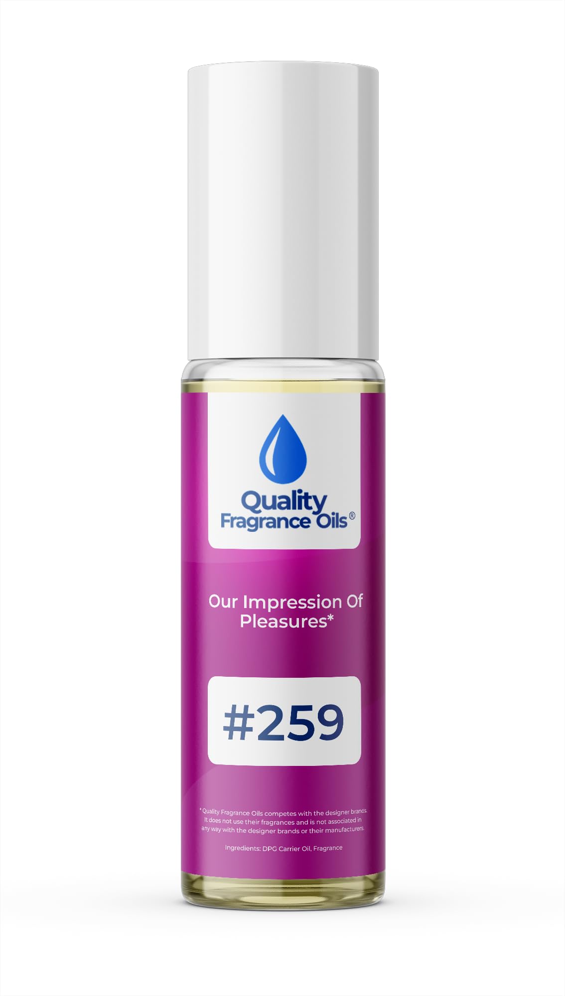 Quality Fragrance Oils' Pleasures for Women Impression #259 | Long-Lasting Perfume Oil, Alcohol-Free, Strong Scent, 10ml Roll-On | Affordable Alternative to Designer Fragrances