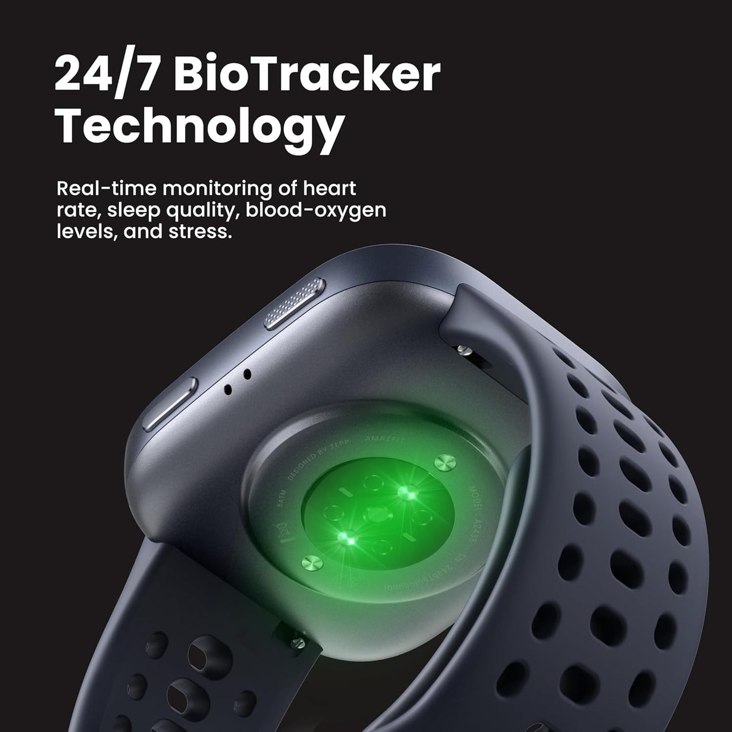 Amazfit Bip 6 Smart Watch 46Mm, 14 Day Battery, 1.97 Amoled Display, Gps & Free Maps, Ai, Bluetooth Call & Text, Health, Fitness