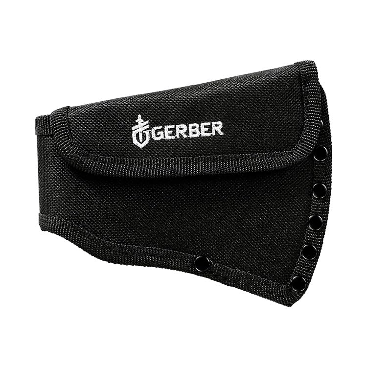 Gerber Gear Pack Hatchet - 3.5" Steel Blade Axe with Full Tang - Survival, Bushcraft and Camping Gear - with Mountable Nyl...