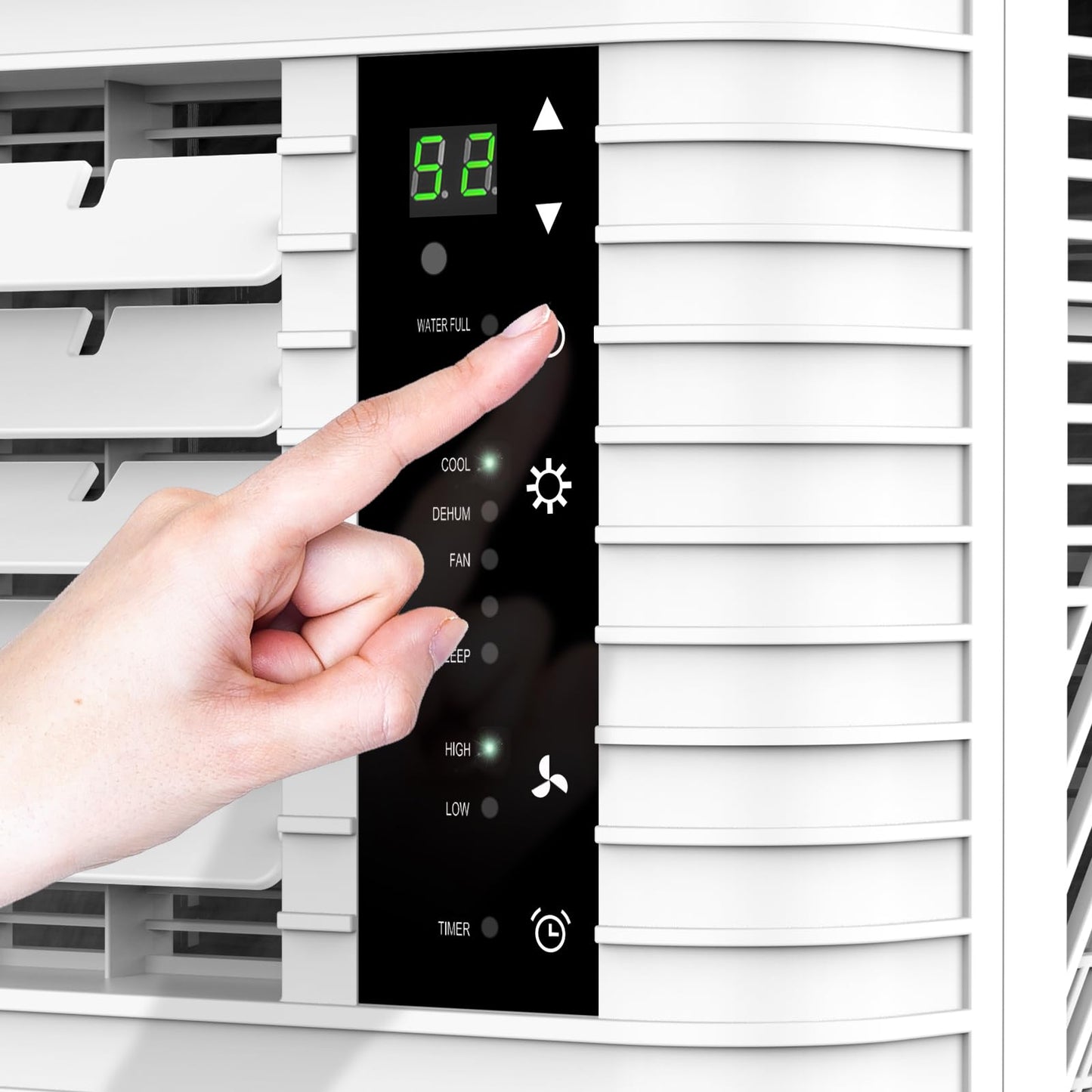 Antarctic Star Portable Air Conditioners 8,000 BTU, Small Portable AC with Cooling, Fan, Dehumidifier Function, 24H Timer, Cooling up to 350 Sq.Ft. Window Kit Panel, 62ºF and 86ºF Temperature Range