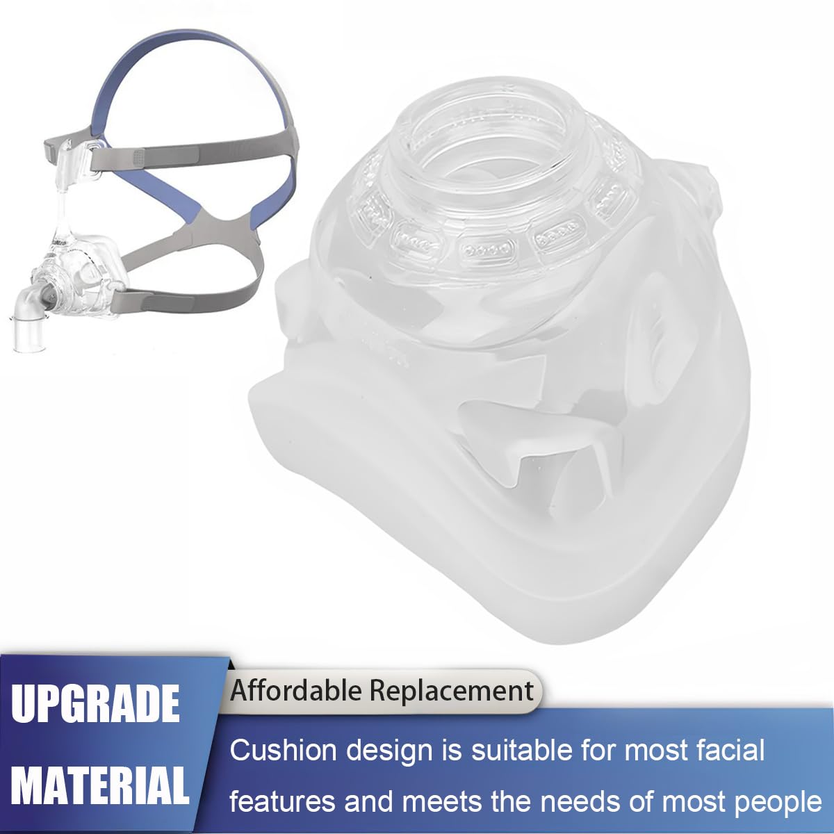 Nasal Mask Cushion Replacement for Mirage Fx, Nasal Mask Cushion Replacement Accessories Fit for Mirage FX Nasal Guard (Standard)