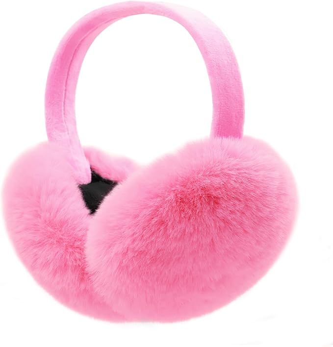 LCXSHYE Winter Ear muffs Faux Fur Warm Earmuffs Cute Foldable Outdoor Ear Warmers For Women Girls