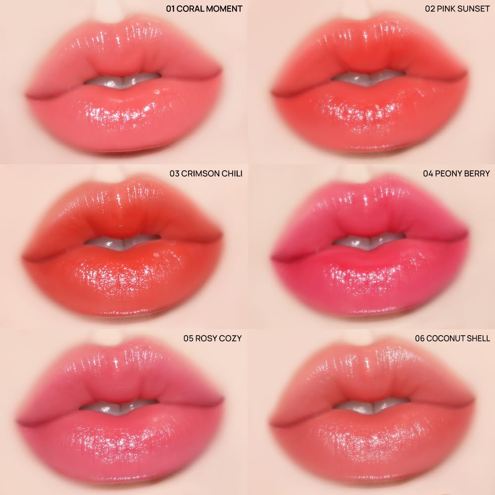 YNM Candy Gloss Balm (06 COCONUT SHELL, 3g) (+9 colors) K-beauty, Tinted, Color Lipstick Balm, Glossy, Moisture, korean, Jelly l