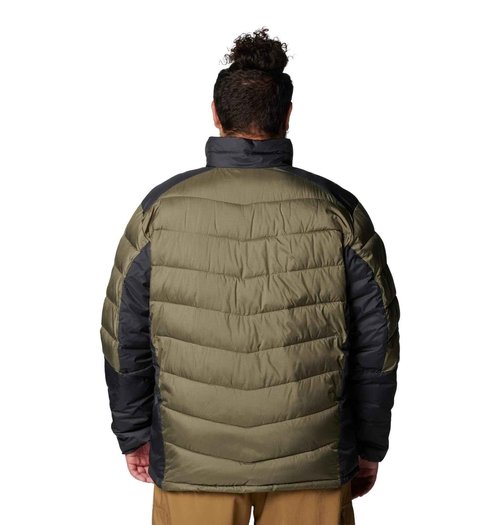 Columbia Men's Labyrinth Loop II Jacket, Stone Green/Shark, 2X Tall