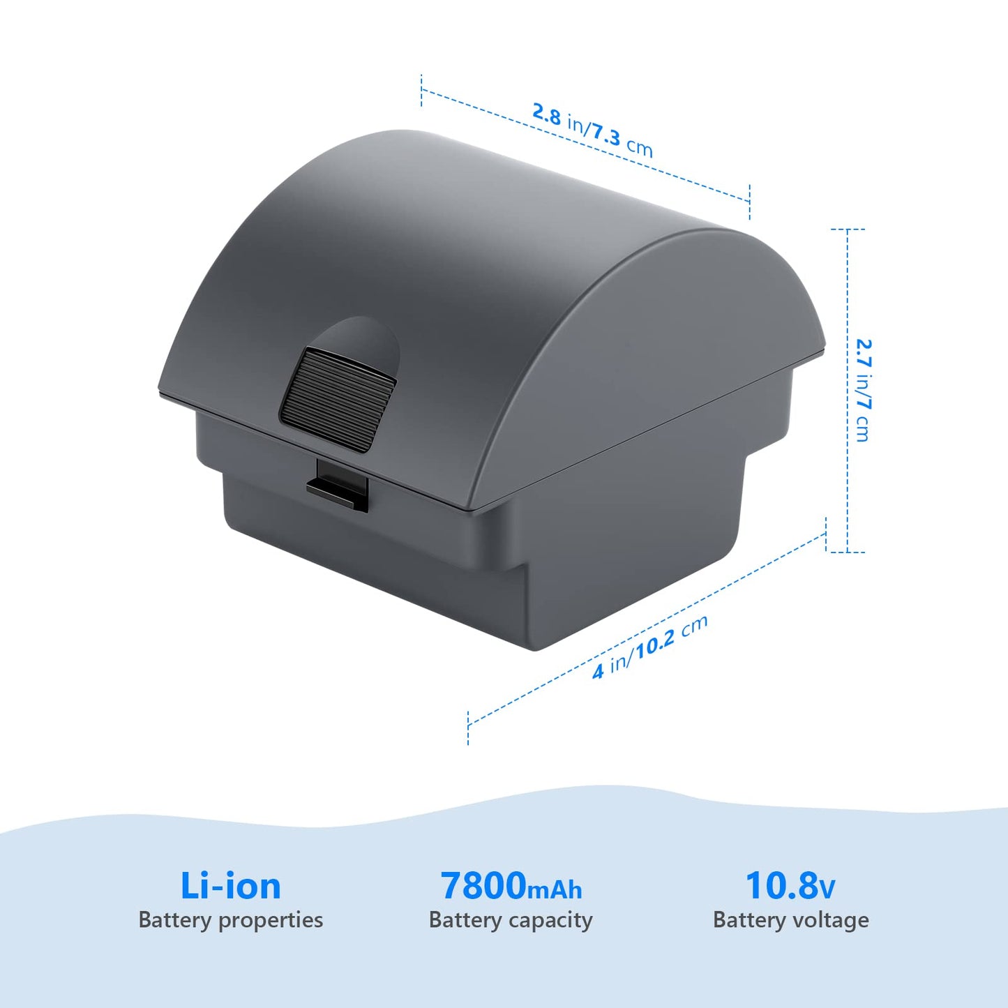 Neewer Li-Ion Battery High Capacity Rechargeable Flash Spare Battery For Q300, Vision 4, Ml300 Outdoor Studio Flash Strobe
