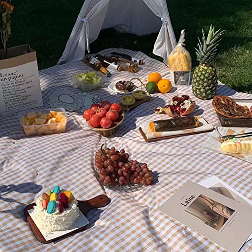 Extra Large Picnic Blanket Beach Blankets, 80''x80'' Picnic Mat Waterproof Sand Proof Foldable Portable for Outdoor Campin...