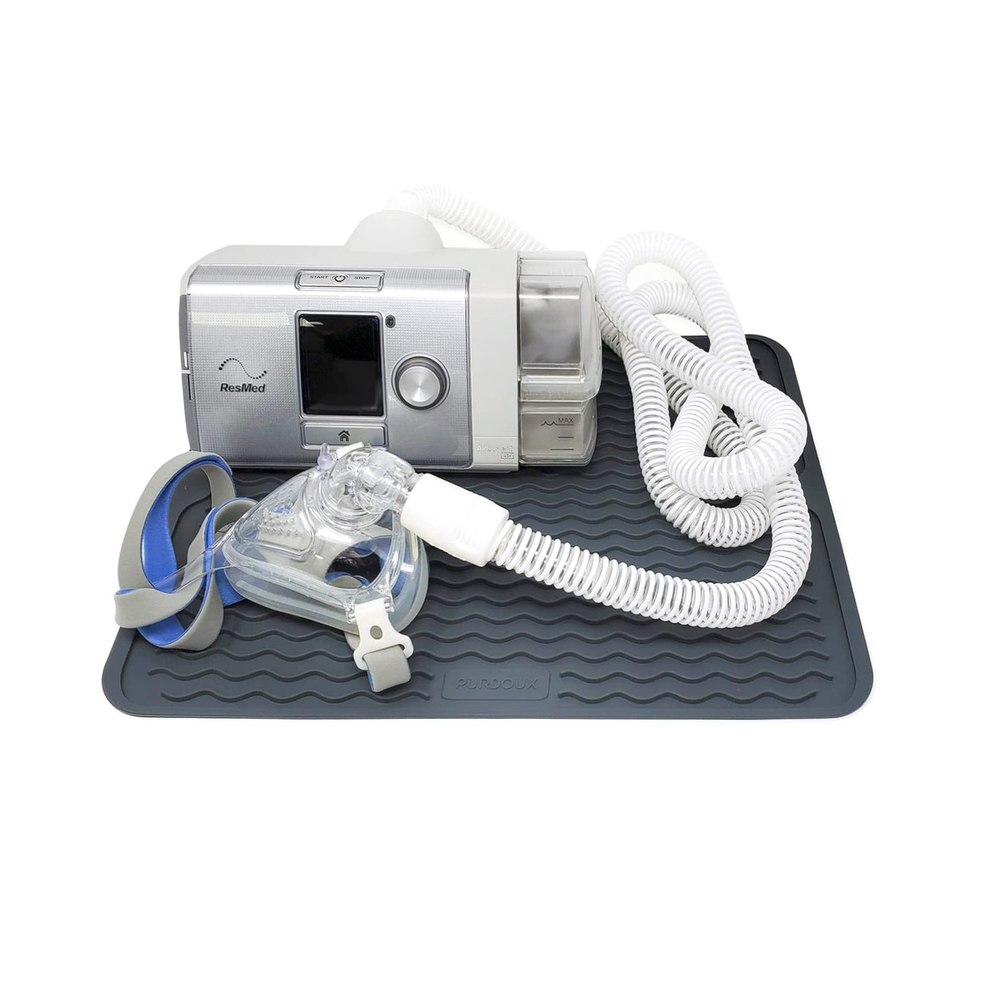 PURDOUX Dust Cover and Protector Mat - Dust Shield and Non-Slip Surface for CPAP Machine