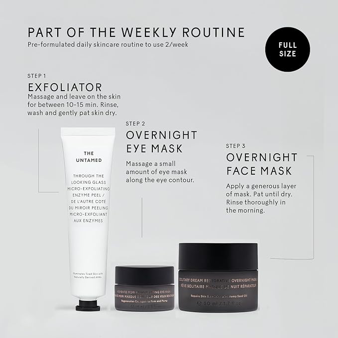 The Untamed Memento Mori Rejuvenating Eye Mask 0.5 fl oz – Hydrating Eye Cream with Bell Pepper & Hazelnut Oil – Helps Reduce Dark Circles, Fine Lines & Puffiness – Under Eye Treatment