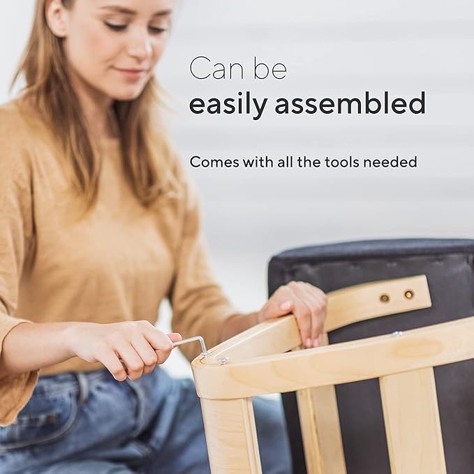 Luxton Home Ergonomic Kneeling Chair with Extra Padding - Posture Support Comfortable Desk Chair - Angled Rocking Stool & Balancing Seat - Natural Relief for Neck or Back Pain (with Extra Padding)