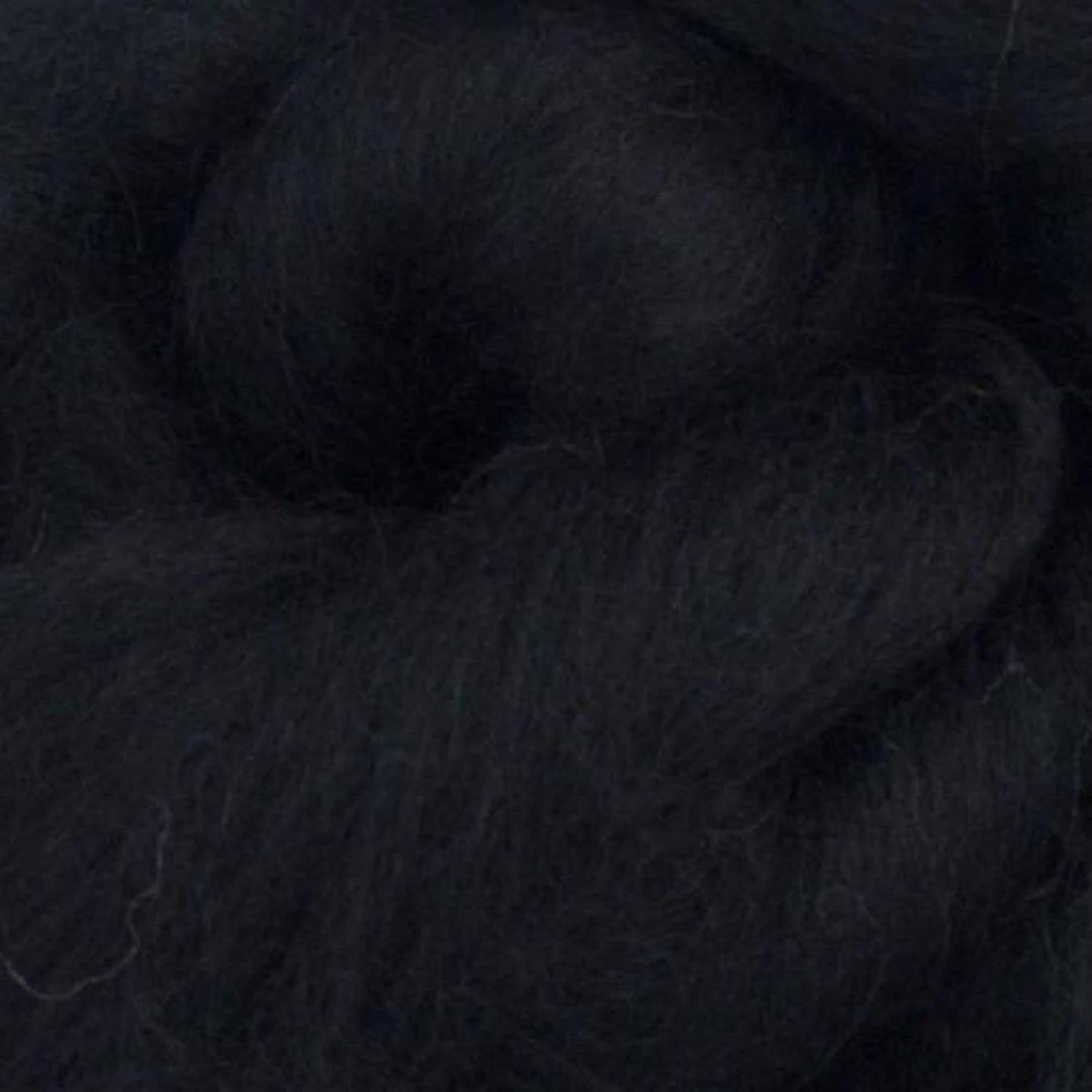 Revolution Fibers Merino Wool Combed Top | 1 lb Premium Wool Roving | 22 Micron, Best Merino Wool for Spinning, Tapestry, Needle Felting, Big Yarn Roving and Wall Hangings (Raven Black)
