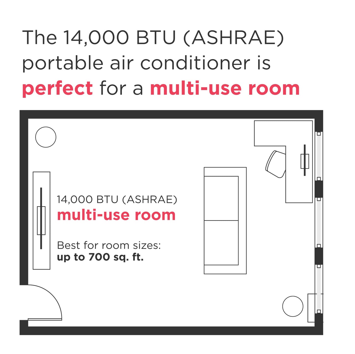Frigidaire 14k Heat/Cool Portable w/Wifi