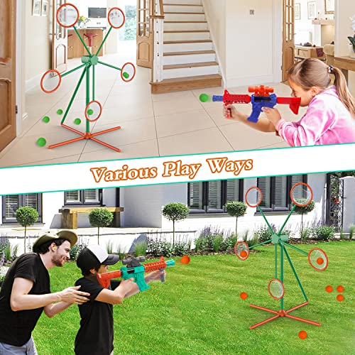 Marlrin Shooting Games Toys for Age 5 6 7 8 9 10+ Year Old Boys, Kids Toy Sports & Outdoor Game with Moving Shooting Targe...