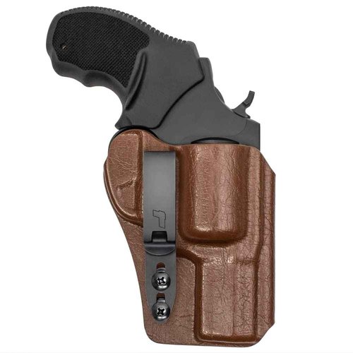 Tulster RATH IWB Kydex Revolver Holster fits: Taurus 605 Steel 2" .357 Magnum | Ambidextrous Inside The Waistband Appendix Concealed Carry
