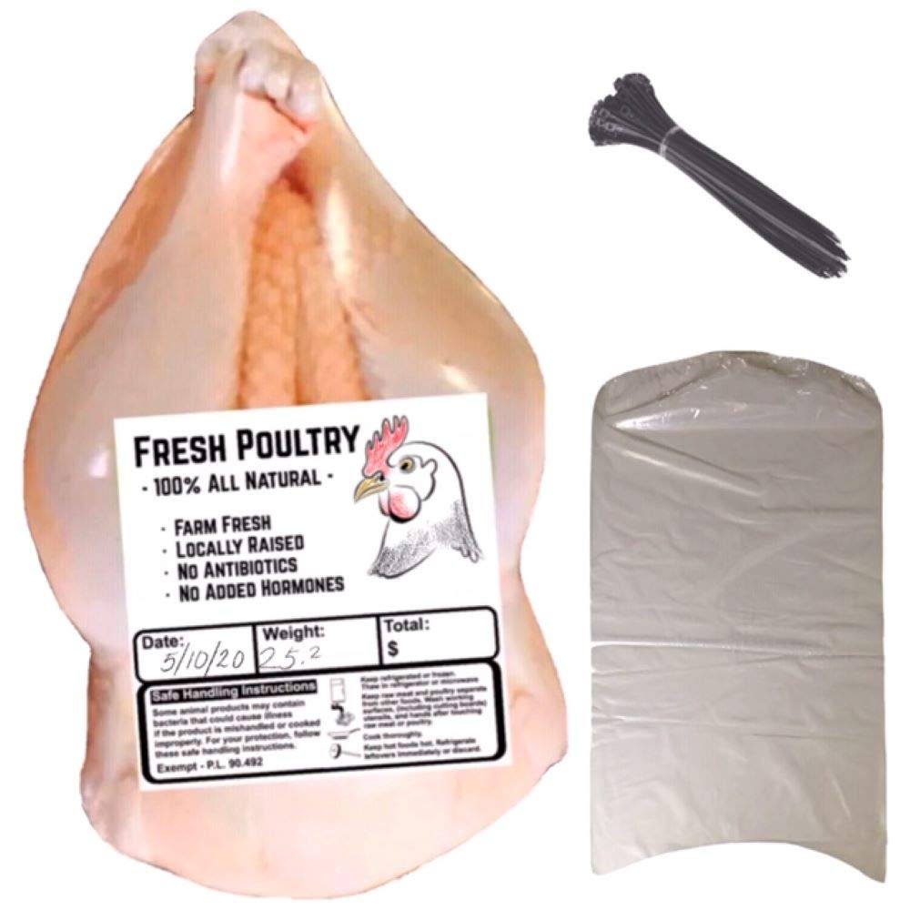 Turkey Shrink Bags 18" X 28" (20) Made in the USA Clear