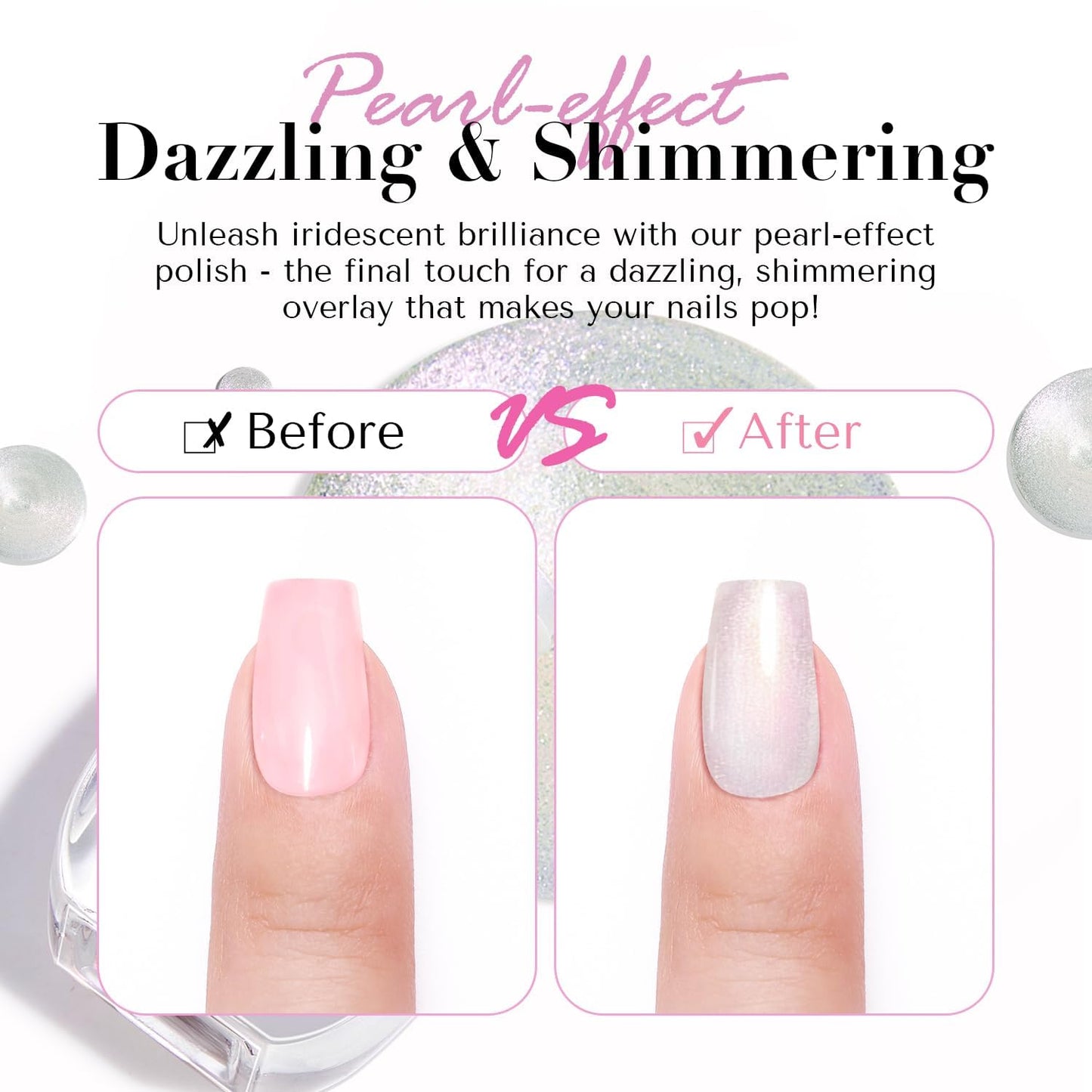 AZUREBEAUTY Shimmering Purple Nail Polish,Glitter Purple Color Quick Dry Complete Natural Super Lustrous Nail Enamel Polish,Prof