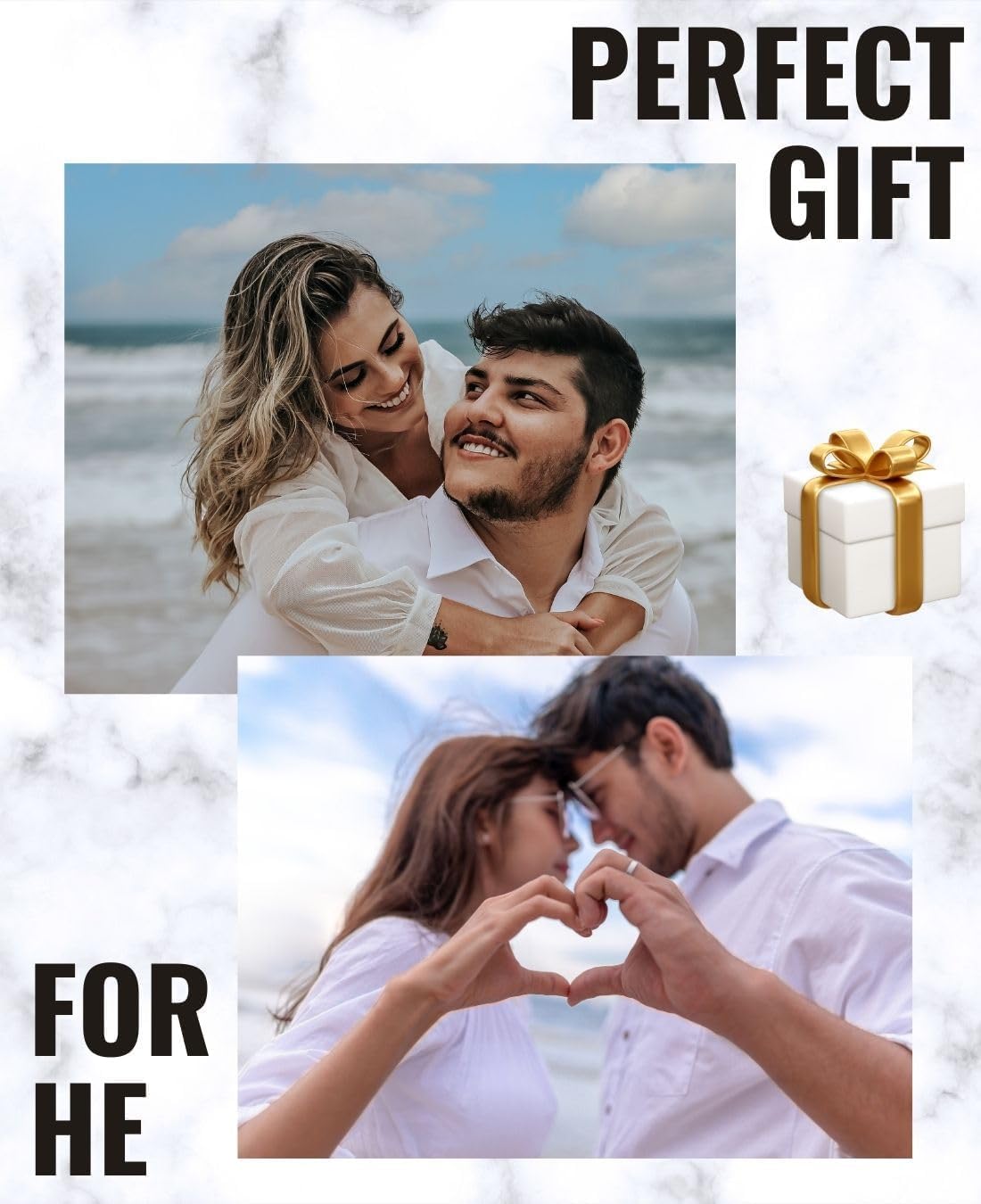 INNObeta Gifts for 3 Year Leather Anniversary for Her, Him, Men, Husband, Gifts for 3rd Anniversary, Marriage Engraved Leather Valet Tray for Anniversary, Birthday - 3 Years