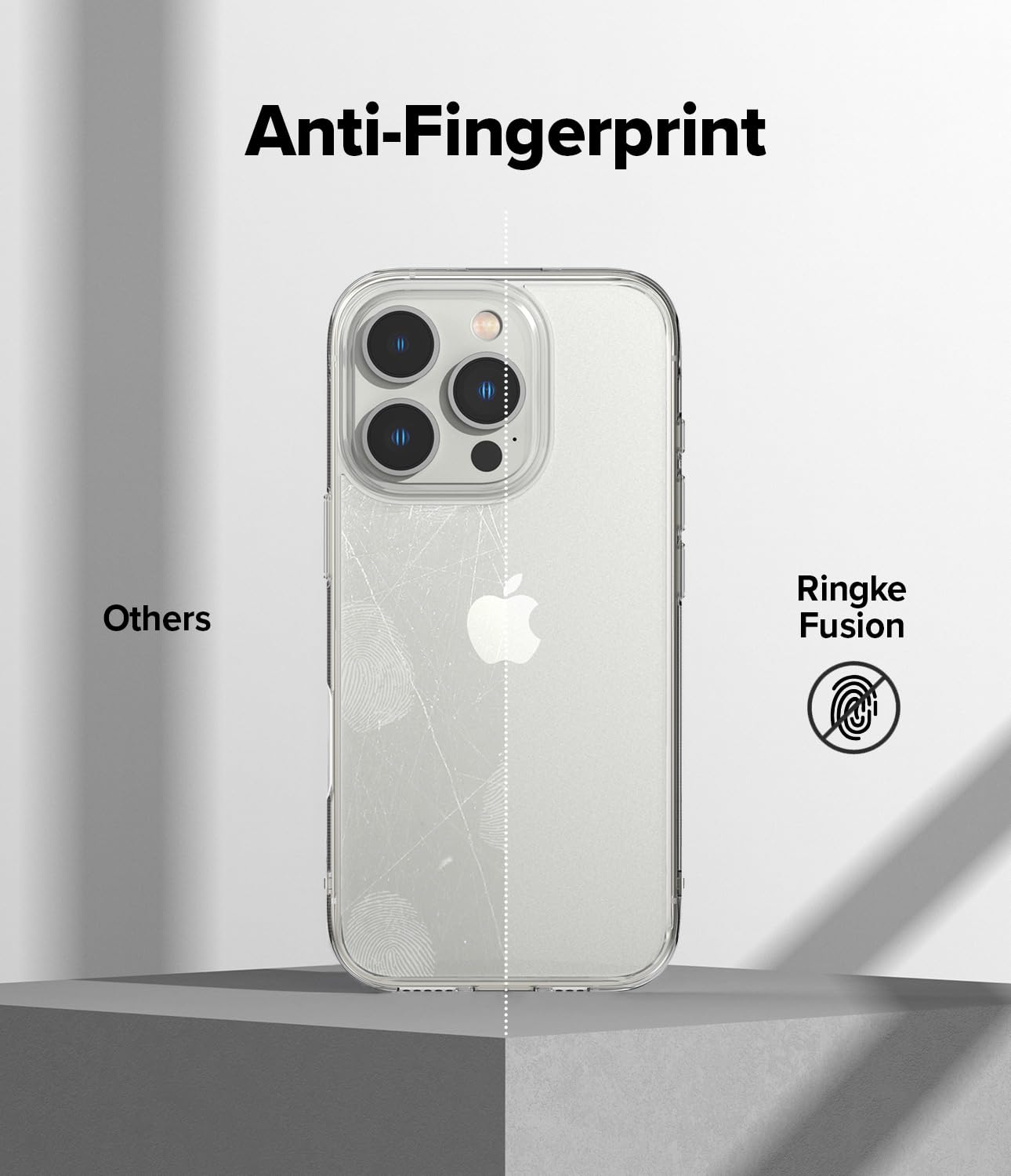 Ringke Fusion [Oil & Dirt Resistant] Compatible With Iphone 16 Pro Case, Uv Coating For Scratch & Discoloration Resistant, Shock