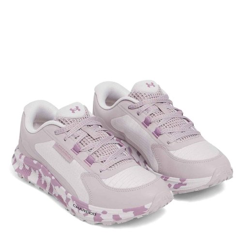 Under Armour Women's Charged Bandit Trail 3, (289) Gray Matter/Gray Dawn/Purple Prime, 8.5, US