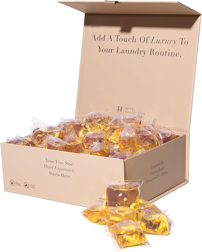 Hotel Collection Laundry Pods – Sweetest Taboo Scent, 30 Count – White Woods, Pomegranate, and Peony – Luxury Laundry Detergent Pods