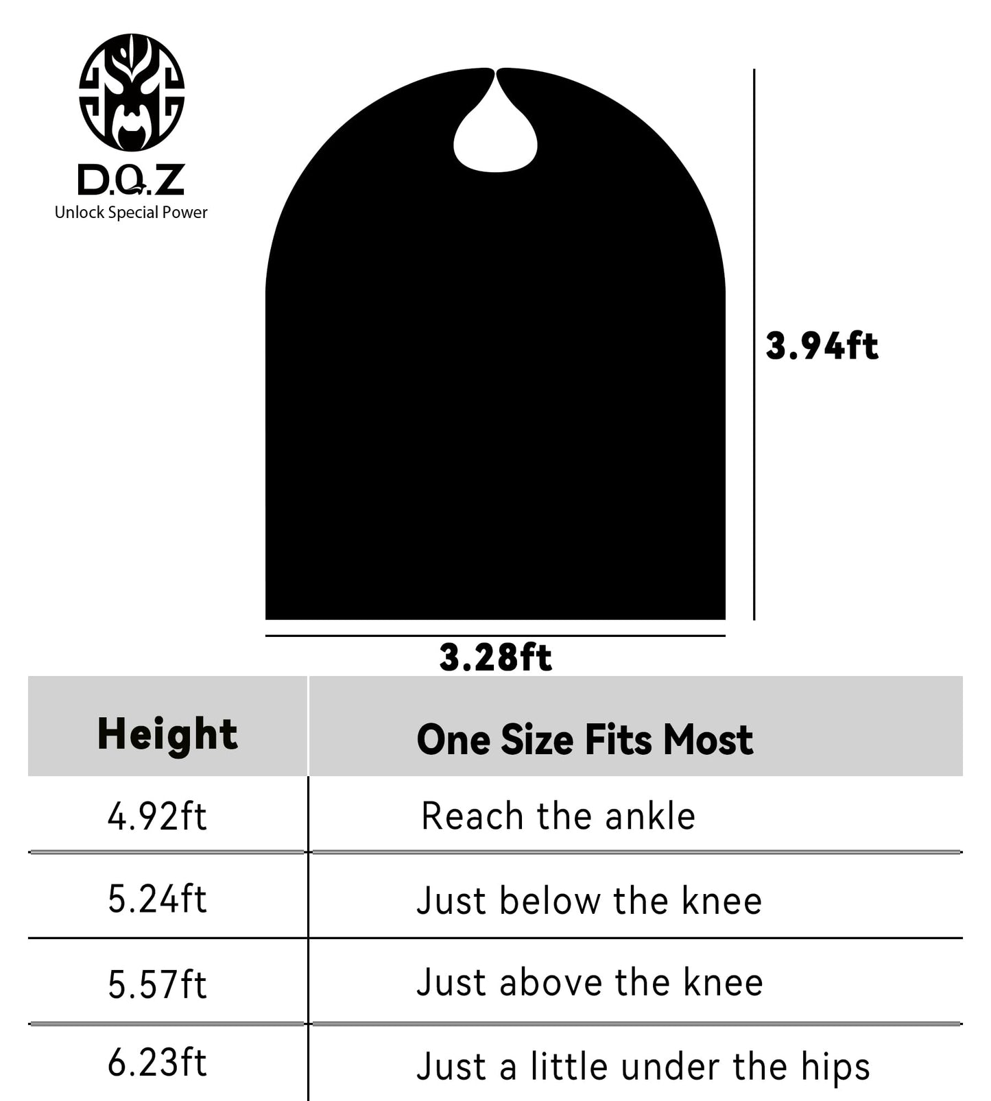 D.Q.Z Black Super Hero Cape and Mask for Adults, Men Women Superhero Costume Halloween Vampire Capes (Black)