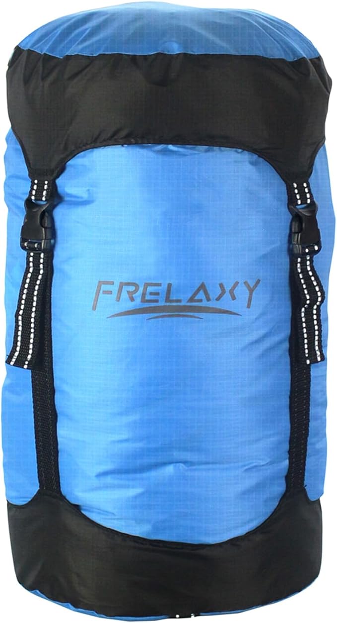Frelaxy Compression Sack, 40% More Storage! 11L/18L/30L/45L/52L Compression Stuff Sack, Water-Resistant & Ultralight Sleep...
