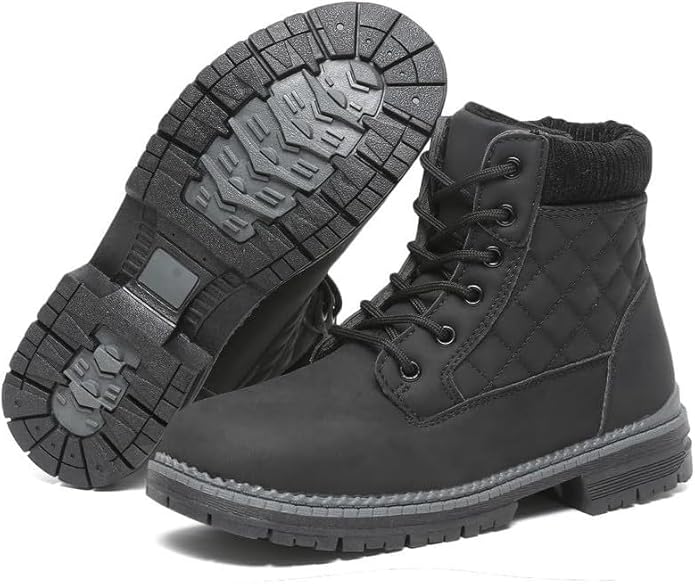 Winter Hiking Boots Women Waterproof Snow Ankle Booties Work Boots Warm Fur Lined Trekking Shoes Winter Lace up Booties fo...