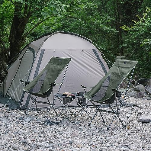 Naturehike YL06 Plus Camping Chair, Ultralight Portable Camp Chair with Storage Bag, Compact Folding Beach Chair for Backp...