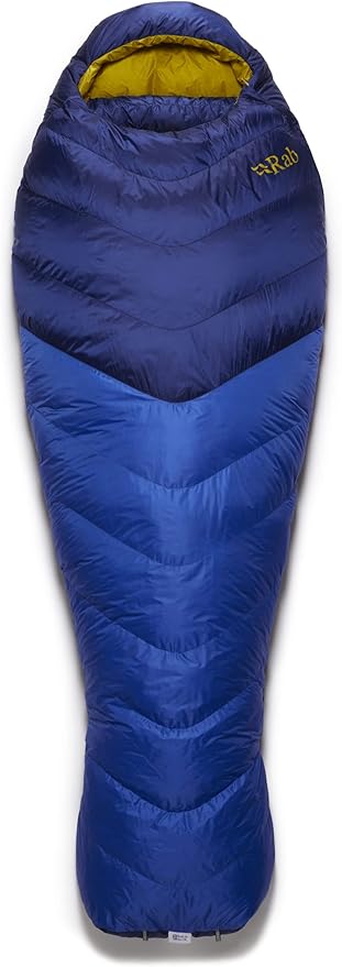 Rab Men's Neutrino Down Sleeping Bag - Lightweight Warm Mummy Sleep Sack for Climbing & Mountaineering
