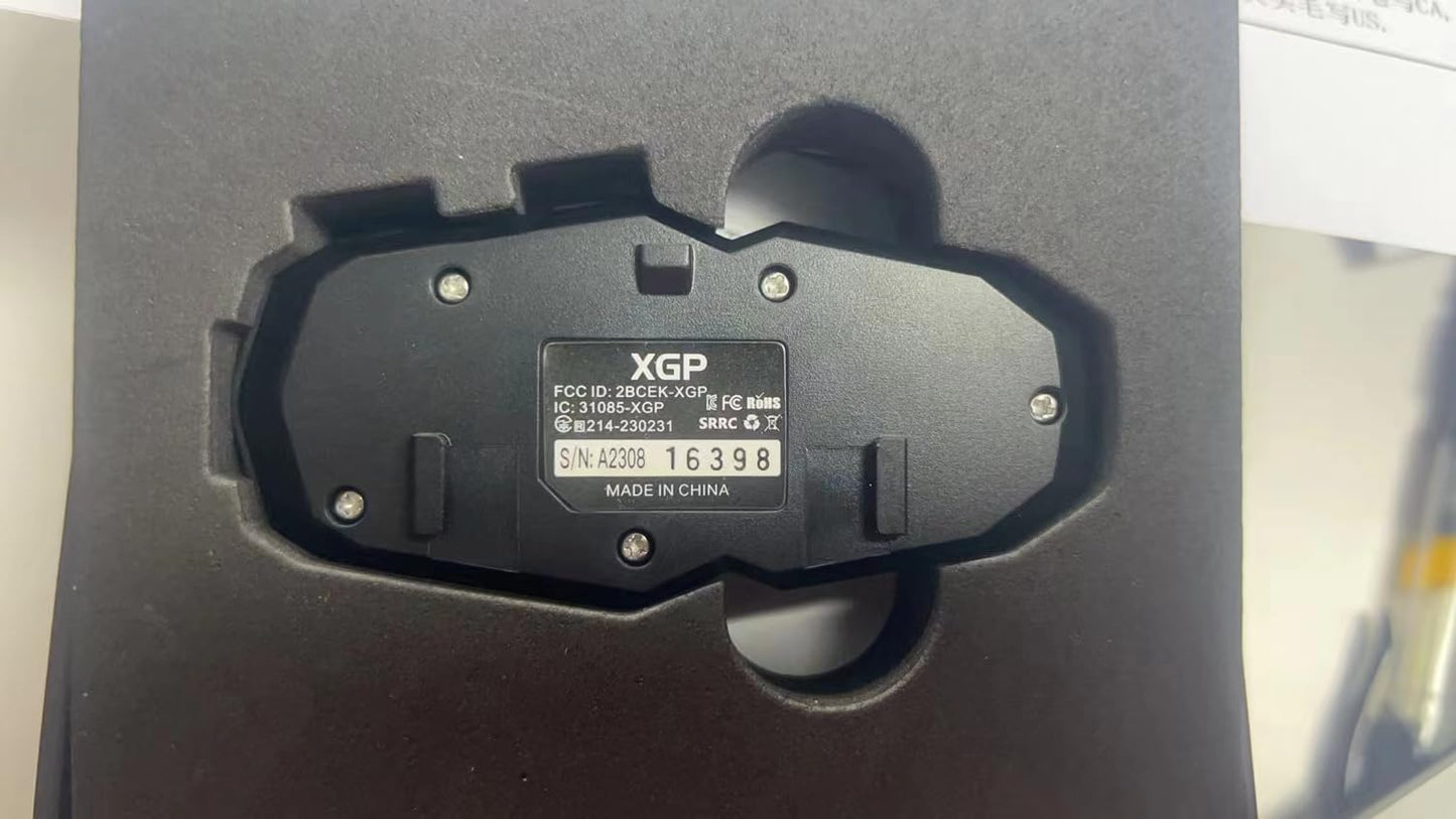 XGP Motorcycle Bluetooth Headset V5.2 with Music Sharing, 2-Way Motorcycle Helmet Bluetooth with IP67 Waterproof, Motorcycle Communication Systems with Hi-FI Speakers for ATV/Snowmobile/Ski, 2 Pack